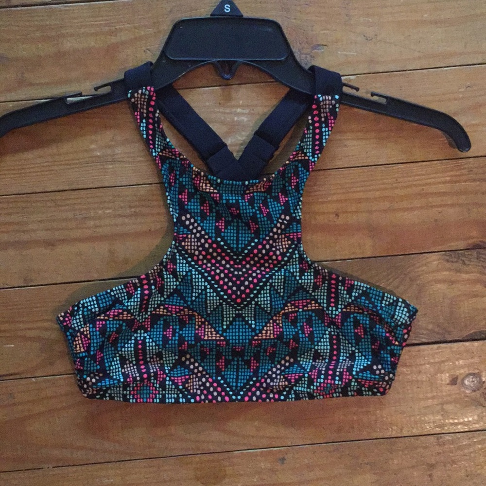 Multicolor bikini top